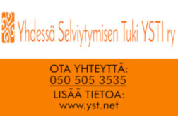 Yhdessä Selviytymisen Tuki YSTI ry logo